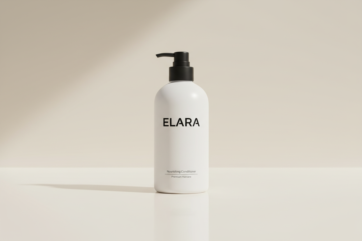 ELARA Repair Conditioner on glossy reflective floor surface