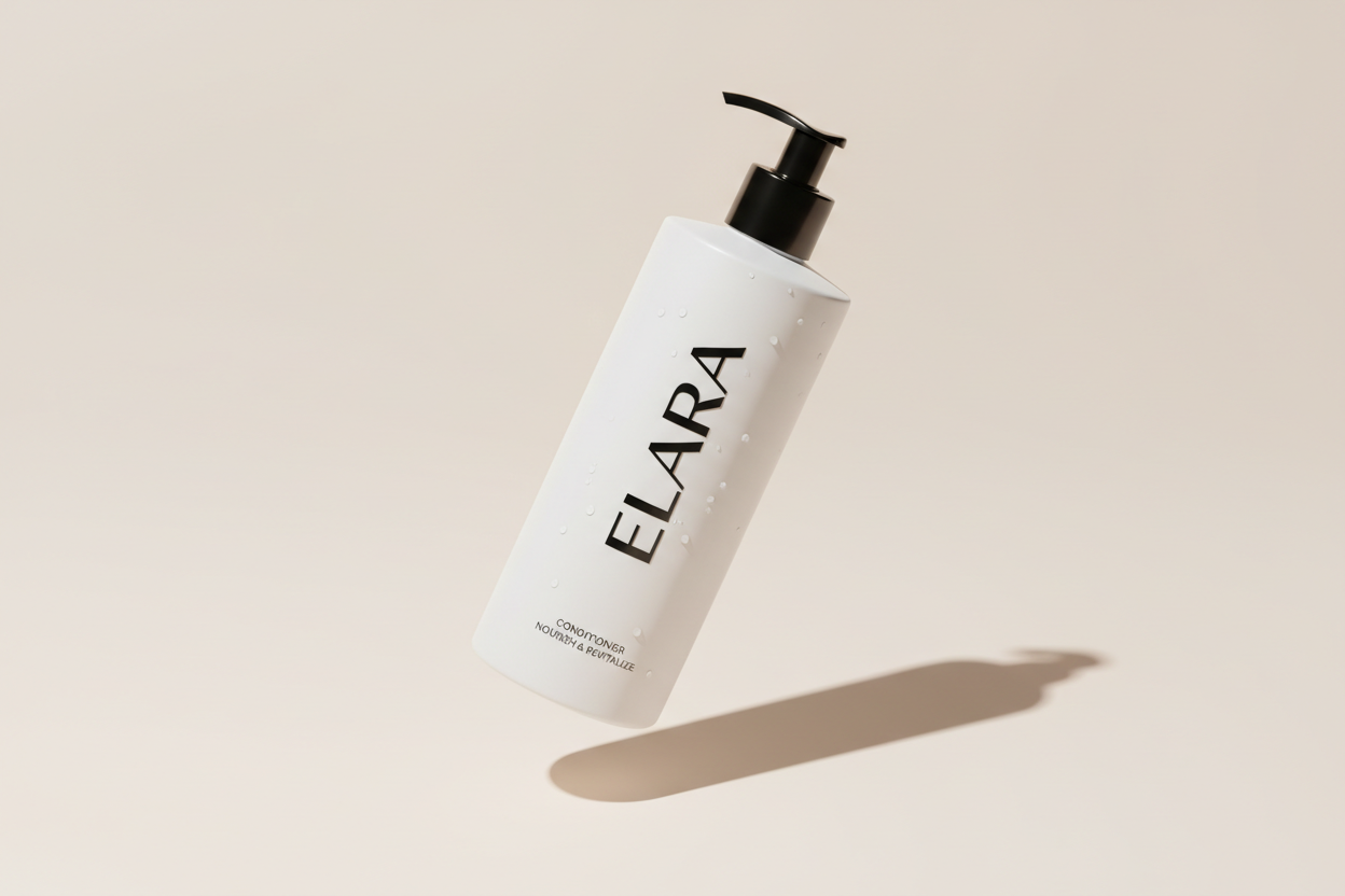 ELARA Repair Conditioner floating bottle dramatic composition