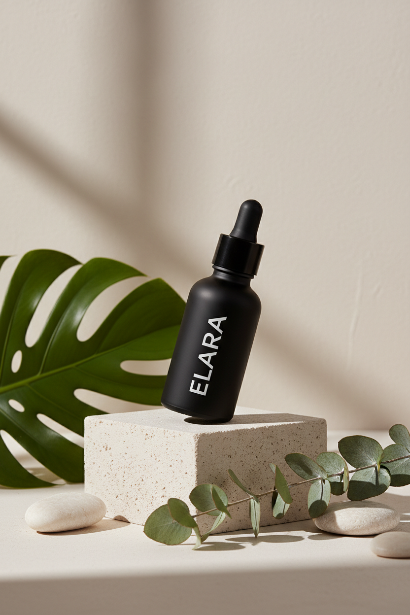 ELARA Ceramide Repair Serum 45-degree angle view